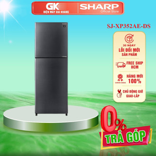 Sj-xp352ae-ds - tủ lạnh sharp inverter 330l sj-xp352ae-ds - miễn phí giao hcm