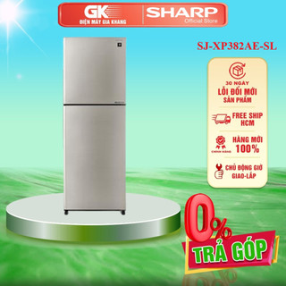 Sj-xp382ae-sl - tủ lạnh sharp inverter 360 lít sj-xp382ae-sl - bảo hành chính hãng