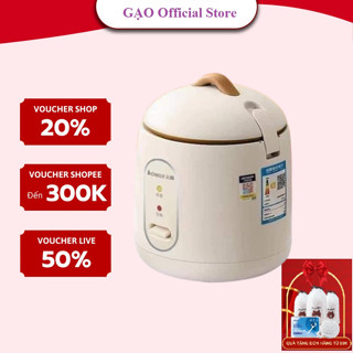 Nồi Cơm Điện Mini Dung Tích 1,2L Đa Năng Nấu Hầm Súp Cháo Tráng Chống Dính, Nồi cơm điện mang đi