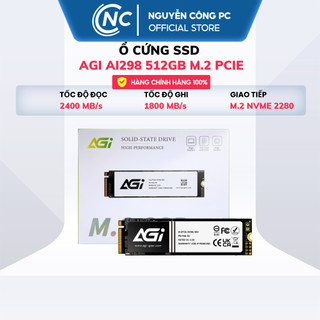 Ổ cứng ssd agi ai298 512gb pcie nvme - hàng chính hãng bảo hành 36 tháng