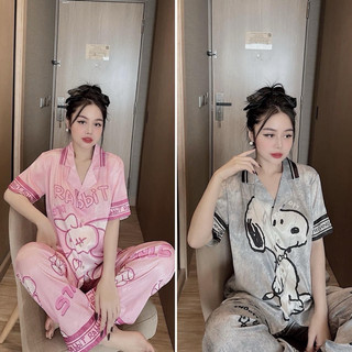Bộ đùi gấu xám lụa xước ánh kim