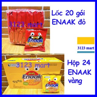 Snack mì tôm enaak vàng gemez indonesia/ mì enaak đỏ ăn sống/ enaak jumbo/ enaak bbq