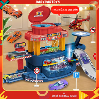 Đồ chơi Gara rửa xe kèm ô tô và máy bay đổi màu, hàng chính hãng Six Six Zero[Hỏa Tốc HCM]