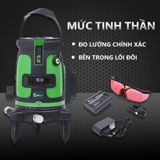 Laser Mailtank SH78 máy cân bằng Laser 5 tia đỏ tự cân bằng dòng caster laser TIA ĐỎ cây xoay 360 độ cấp độ thẳng đứng