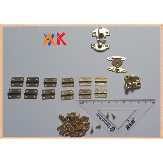 20 cái bản lề Mini nhỏ làm hộp dụng cục handmade tự làm đồ thủ công mỹ nghệ.