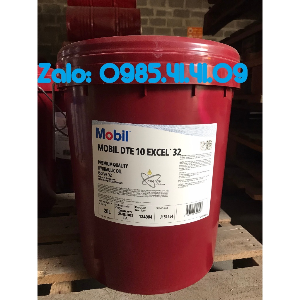 Mobil DTE 10 Excel 46 dầu thủy lực ISO VG 46 thoát khí vượt trội
