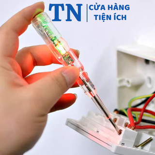 Bút thử điện cảm ứng thông minh, bút dò mạch điện LED 2 màu an toàn tiện dụng