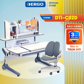 Bộ Bàn Học Thủy Lực Cao Cấp DERGO Hanover D11 Pro Royal - C02D (Tặng bộ quà học tập)