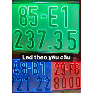 Led biển số xe. led sáng trang trí xe theo yêu cầu