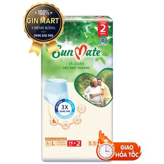 Tã quần người lớn sunmate m16+2/ m18+2/ l14+2/ xl14+2 confidence