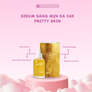 Serum Tinh Chất Căng Bóng Peptide Sáng Mịn Da 24K PRETTY SKIN Hàn Quốc 50ml