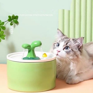[Có sẵn]Máy lọc nước cho mèo, thú cưng chất liệu gốm sứ cao cấp, lõi lọc than hoạt tính - 4pets official
