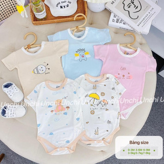 Body Chip Unchi Thun Lạnh Pettit  Cho Bé Sơ Sinh Siêu Mềm Siêu Mát Từ 3-9kg