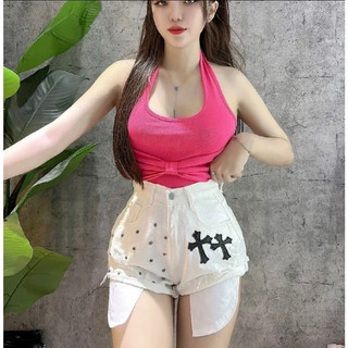 [ Rẻ vô địch ] Quần sooc jean đính ngoc