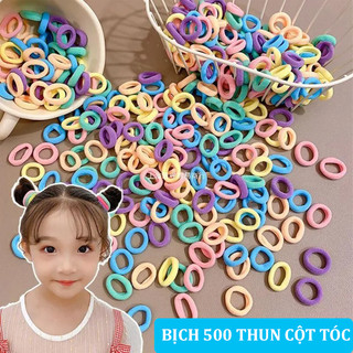 [5❤️][FREESHIP] BỊCH 100 DÂY THUN CỘT TÓC SIÊU DAI - 500 THUN CỘT TÓC [HCM]