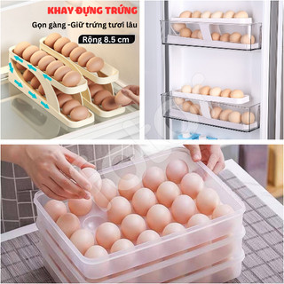 [5❤️][FREESHIP] HỘP NHỰA ĐỰNG TRỨNG 15 Ô - KHAY 1 TẦNG 24 Ô CÓ NẮP ĐẬY - 2 TẦNG TỰ LĂN [HCM]