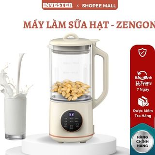 Máy làm sữa hạt 1200 ml cối thủy tinh chịu nhiệt 6 chế độ nấu đa năng VD.STORE