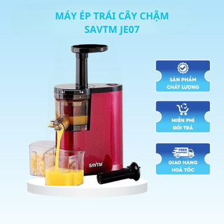 Máy ép chậm savtm je07 cho gia đình đa năng cao cấp, dễ dàng vệ sinh, đa năng, tiện lợi - 150w
