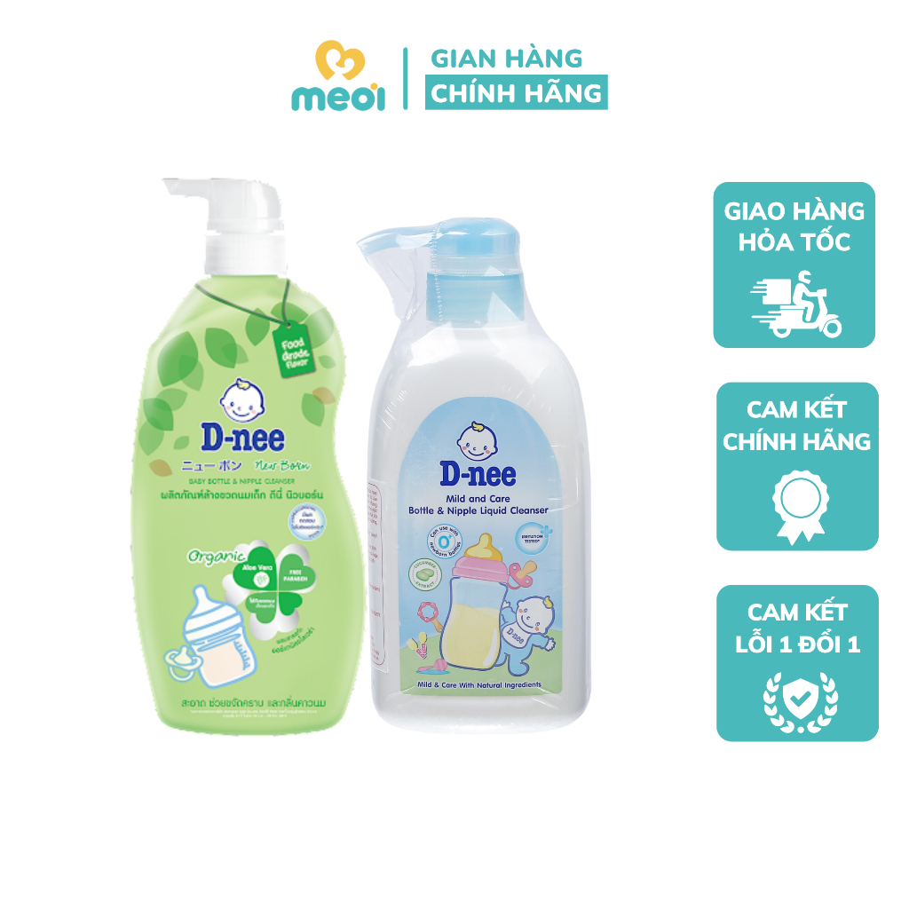 Nước rửa bình Dnee 500ml 600ml