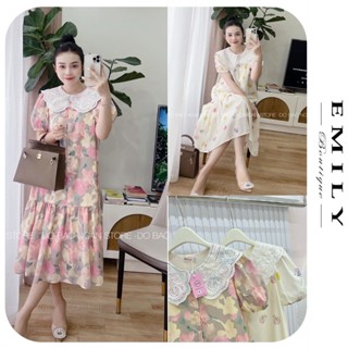  ĐẦM VÁY XINH MÙA HÈ V786-ĐẦM BẦU THIẾT KẾ BABAY DOLL SUÔNG DÀI CỔ SEN VẢI THÔ MỀM MÁT THẤM MỒ HÔI MẶC ĐI LÀM ĐI CHƠI 