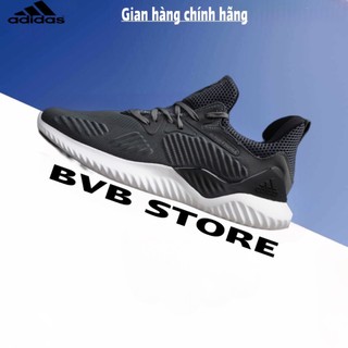 Giày adidas sneaker alphabouce đen đế trắng