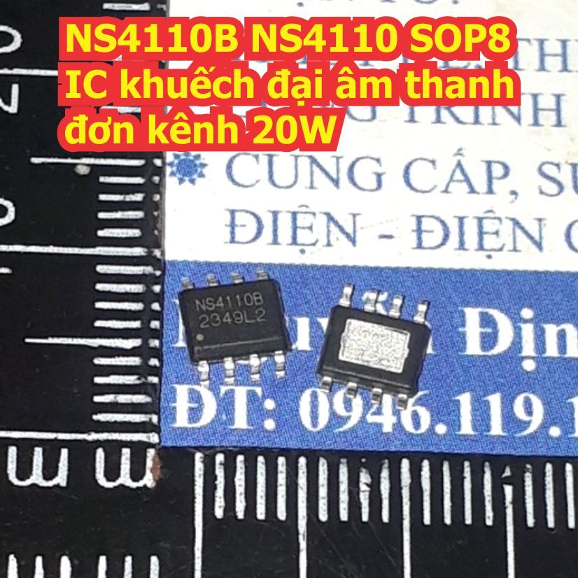 5 con NS4110B NS4110 NS4160B NS4160 NS4165B NS4165 NS4158 4158 SOP8 IC khuếch đại âm thanh đơn kênh 