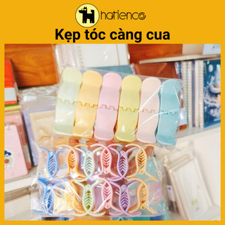 Kẹp tóc cua loại xịn 3 răng 5 răng màu xinh