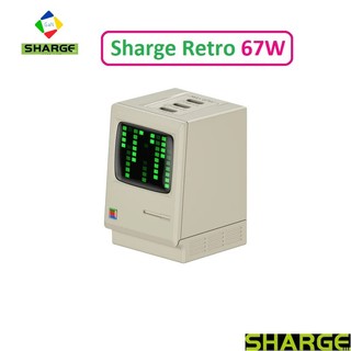 Củ Sạc Sharge (Shargeek) Retro 67W Cổ Điển S067 | 3 Cổng USB-C PD | PD/QC/PPS
