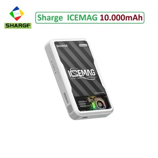 Pin Sạc Dự Phòng Sharge (Shargeek) ICEMAG 10000mAh PD 20W | RGB động toàn phổ | Quạt tản nhiệt