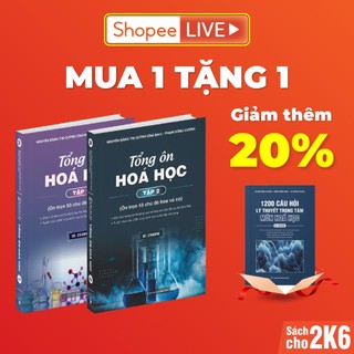 CHỈ CÓ TRÊN LIVE - COMBO TỔNG ÔN HOÁ 2 TẬP MUA 1 TẶNG 1