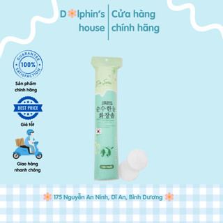 Bông tẩy trang dr.sera pure snow cotton pad 150m