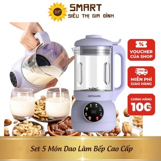 Máy làm sữa hạt ostmars đa năng xay nấu tự động, dung tích 1200ml