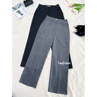 Quần tây nữ công sở ống rộng , quần âu nữ công sở , quân loe nữ chất Tuytsi mịn cao cấp Emvy - Q27