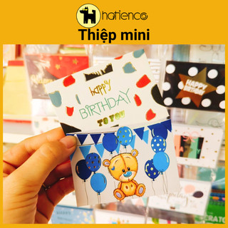 Thiệp mini, thiệp nhỏ mừng sinh nhật dễ thương