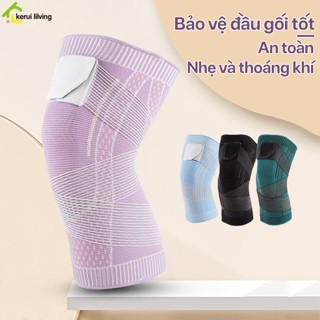 Bó gối thể thao tập gym yoga pilates có dây quấn đai gối AIGE, bó gối chạy bộ, băng quấn bảo vệ gối