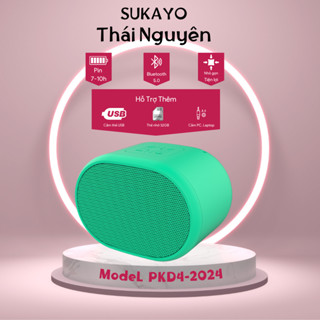 Loa bluetooth mini SUKAYO cầm tay tiện lợi kết nối bluetooth, USB Thẻ nhớ, Jack 3.5mm (Pin 10-12h)