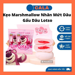 Kẹo Marshmallow Nhân Mứt Dâu Gấu Dâu Lotso