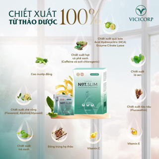 RẺ VÔ ĐỊCH  Giảm Cân Nat Slim Chính Hãng Vicicorp Viên uống Giảm Mỡ Bụng