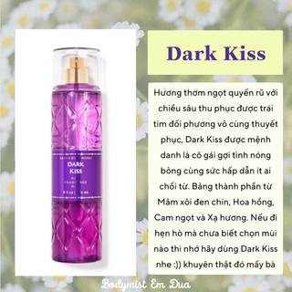 [AUTH] Xịt Thơm Toàn Thân - DARK KISS
