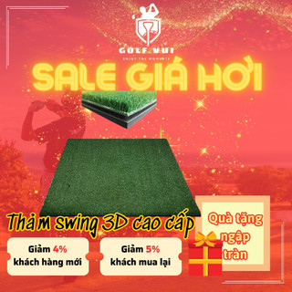 Thảm tập swing, Thảm swing 3D 1.5m x 1.5m cao cấp loại Trung Quốc