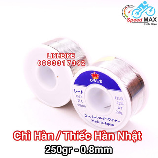 Chì hàn, thiếc hàn nhật cao cấp cuộn 250gram đường kính 0.8mm