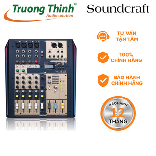 Mixer analog soundcraft nano m08bt - bàn trộn âm thanh soundcraft nanom08bt - trường thịnh audio
