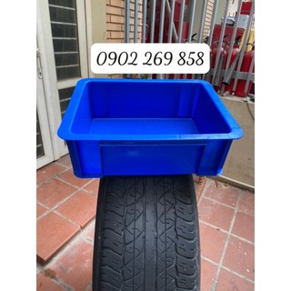 Thùng nhựa b7 - thùng đựng đồ đa năng, linh kiện, ốc vít -kt: 370x280x125 mm