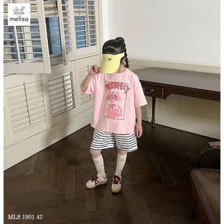 Bộ MLS Mèo quần kẻ