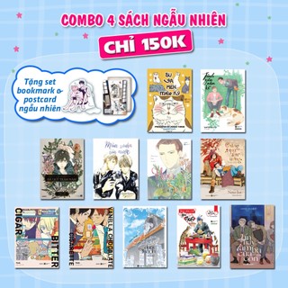 Combo 4 sách BL ngẫu nhiên CHỈ 150K - Tặng kèm set bookmark & postcard