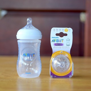 02 Núm ti thay bình sữa AVENT Natural