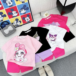 (8-30kg) - Bộ kuromi cho bé gái, bộ cộc tay cho bé gái,bộ bé gái mùa hè, đồ bộ cho bé gái - SB29