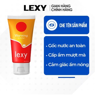 Gel bôi trơn ấm nóng Lexy Warming chai 55ml | SHELL CHÍNH HÃNG