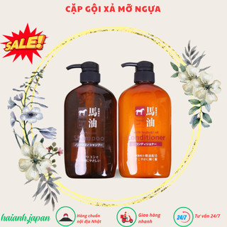Cặp gội xả mỡ ngựa Nhật Bản - Hàng nhật nội địa