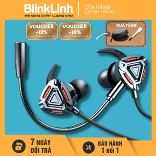 Tai Nghe Có Mic Rời BLG3【FREESHIP Tai Nghe Có Dây Chống Đau Tai - Tai Nghe Nhét Tai Bass mạnh, Chống Ổn, Jack 3.5 chữ L